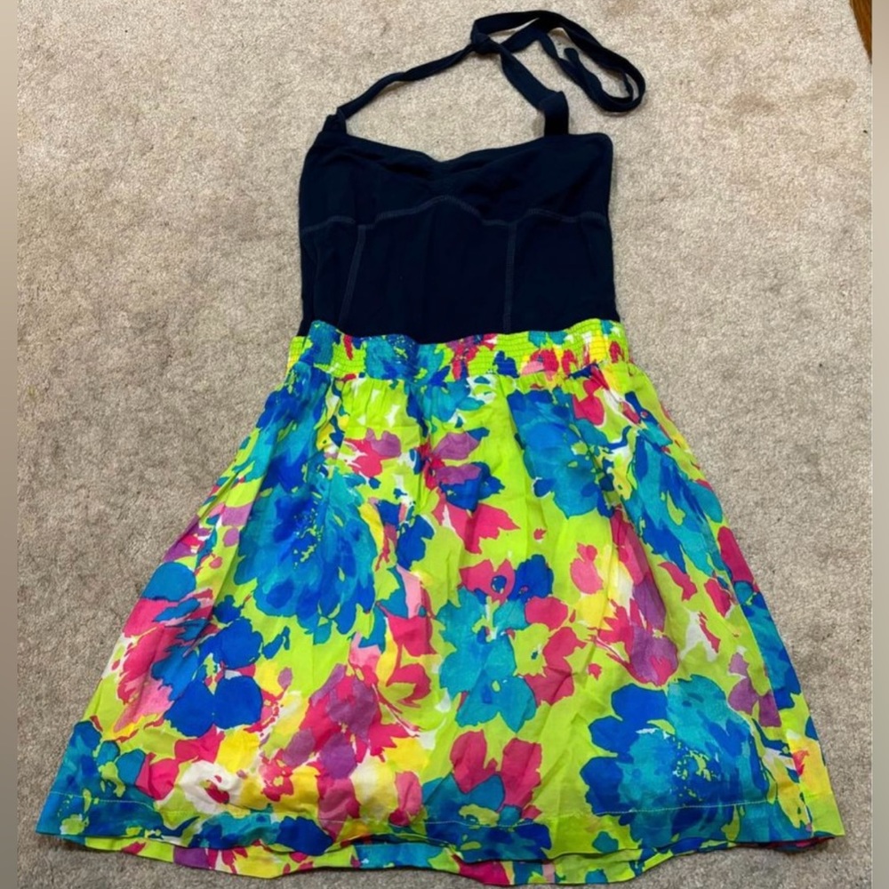 Halter floral dress